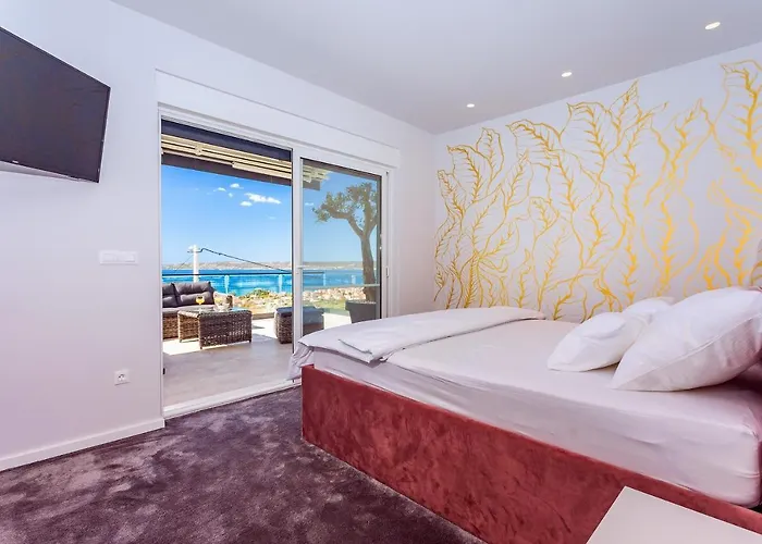 Luxurius Aria With Heated 45sqm Pool, Jacuzzi And Seaview * Kaštela